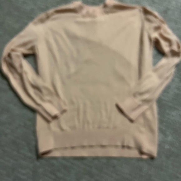 Lululemon silk blend sweater in peach satin - Picture 4 of 7